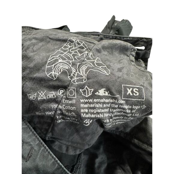MAHARISHI Washed Black Cargo Utility Pants Size Mens Size XS - Picture 8 of 11